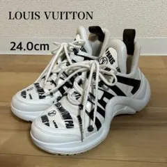 ✨美品✨LOUIS VUITTON アークライト スニーカー ロゴ　24