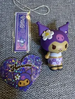 おまけ付きサンリオ トコナツバケーションマスコット ステッカー　クロミ