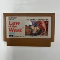 Law of the West 西部の掟 ファミコン ソフト