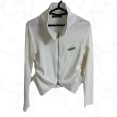 韓国 古着 y2k 長袖 トップス ホワイト