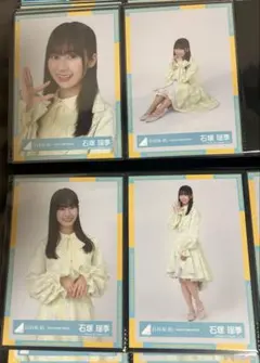 日向坂46 石塚瑶季 「4回目のひな誕祭」オープニング青衣装 生写真
