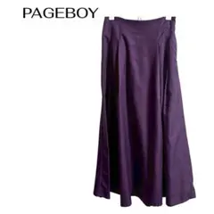 PAGEBOY ロングフレアスカート オフィスカジュアル デート