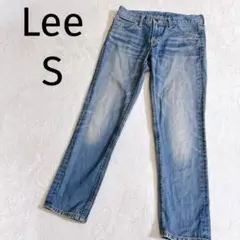 Lee◆リー デニムパンツ ジーンズ ライトブルー ウォッシュ加工 S日本製のサムネイル