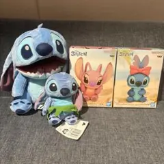 ディズニーキャラクター おおきなSOFVIMATES～スティッチ～ 3点セット