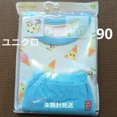 UNIQLO　ドライパジャマ（半袖）いないいないばあ　90