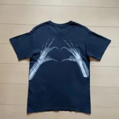 00s GILDAN メッセージTシャツ ボーングラフィック 骨のサムネイル