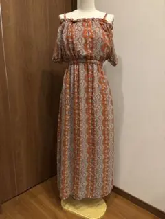まる様 ♡ オフショルダー　ロングワンピース