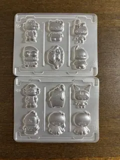 Sanrio サンリオ なかよしシールグミ 型 2つセットAB