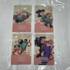 忍たま乱太郎　アニメイトカフェ　はぁとふる大作戦の段　クリアカード4種