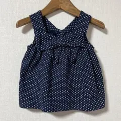 【最終値下げ】baby GAP ドット柄 ノースリーブトップス ベビー80