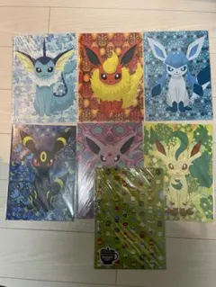 ポケモンセンター イーブイとカラフルフレンズ クリアカード 6種セット