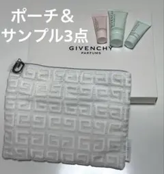 新品未使用　GIVENCHY コットンレースポーチ＆サンプル3点