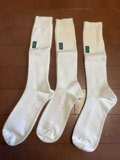 白色ソックス　25〜27cm 3足