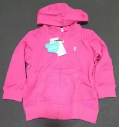 mikihouse　90　新品　リーナちゃん　ファスナー付きパーカー