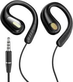 イヤホン 有線 3.5mm マイク付き オープンイヤー ヘッドホン207K185