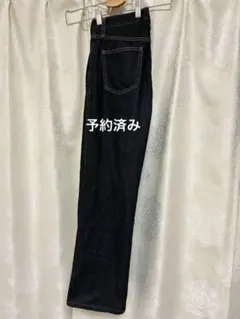 ワイドストレートインディゴデニム　UNIQLO