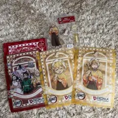 鬼滅の刃 ピザーラコラボ　我妻善逸 アクリルスタンド ジッパーバックセット