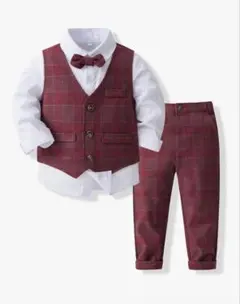 フォーマルスーツ 110cm ボウタイ付き