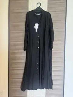 RADIATE ブラック ロングシャツワンピース