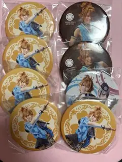 刀剣乱舞　浦島虎徹　缶バッジ 8個セット　刀ミュ