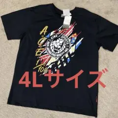 新品　新日本プロレス　tシャツ 4Lサイズ　ブラック