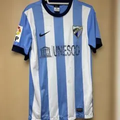 Nike マラガCF シャツ 青白 ストライプ