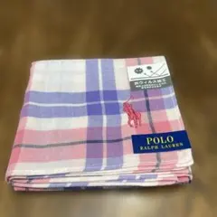 POLOチェックハンカチ