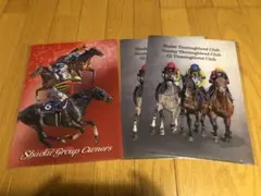 [新品未開封][競馬] 社台グループ クリアファイル 3 枚セット