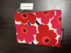 marimekko フラワーパターン ポーチ