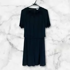 美品/00's/礼服/フォーマル/ブラック/レース/半袖/9号