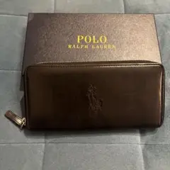 【牛革】POLO RALPH LAUREN 長財布 ビッグポニー