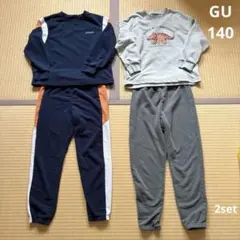 GU 140 キッズ パジャマ 2点セット