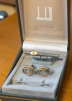 超美品】dunhill カフス タイピン セット ラピスラズリ ゴールド