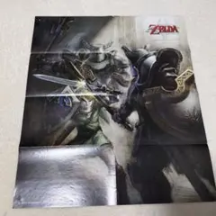 ZELDA ポスター トワイライトプリンセス NintendoWiiソフト無し