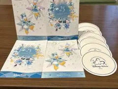 東京ディズニーシー 25周年 ポストカード4枚　コースター6枚セット