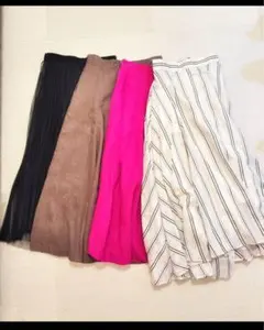美品●ロング、マキシスカート●4枚まとめ売り●IENA、メルローズ、ジャーナル他