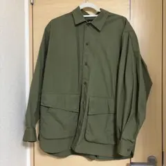 BEAMS オリーブ色 Mサイズ 長袖シャツ