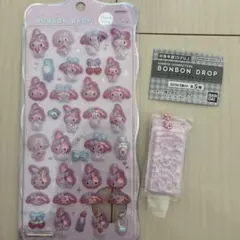 ボンボンドロップシール　ミニチュアチャーム2 マイメロ