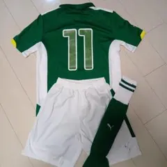 PUMA サッカーユニフォーム 3点セット 11番 グリーン