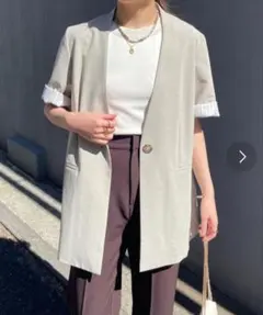 ⭐美品 COLLAGE GALLARDAGALANTE 半袖 ジャケット⭐のサムネイル