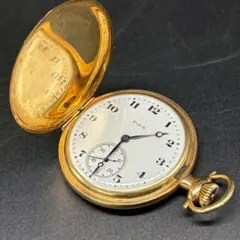 エルジン アンティーク17石懐中時計 43mm八角形 s/n23780947 - メルカリ