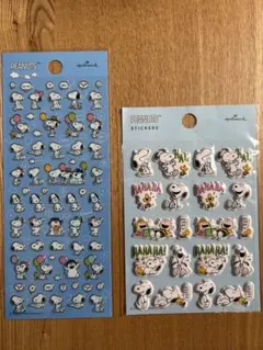 PEANUTS スヌーピー シール 2枚セット Hallmark