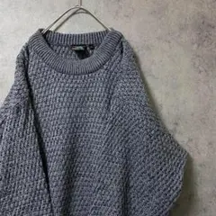 90s vintage デザインニット　メンズ　S アクリル　古着　Y2