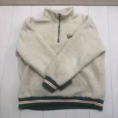 CONVERSE ハーフジップクロップドパーカー