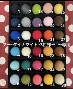 プー・ダイナマイト・3世様専用☆羊毛フェルトボール