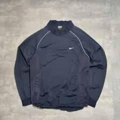 00s NIKE nylon jacket tech y2k ネイビー M