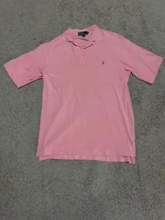 Polo by Ralph Lauren ポロシャツ 香港　90s ピンク Lのサムネイル