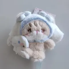 ④ シナモン ラテ マスコット サンリオ mikko ぬいぐるみ キーホルダー