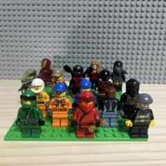 【人気】レゴ ミニフィグ 15体セット ニンジャゴー マーベル シティ 大量