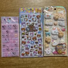 正規品　ジュエルプチドロップ　もちプニューステッカー　タイルシール　3点